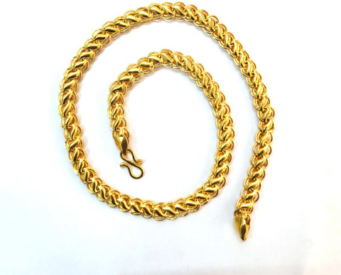 UNIQUE IMITATION GOLD CHAIN FOR MEN AND BOYS Gold-plated Plated