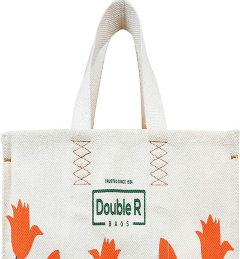 Double R Double R 100% Pure Cotton Canvas Tote Heavy Duty Biodegradable  Grocery/Shopping/Multipurpose Bags Grocery Bag