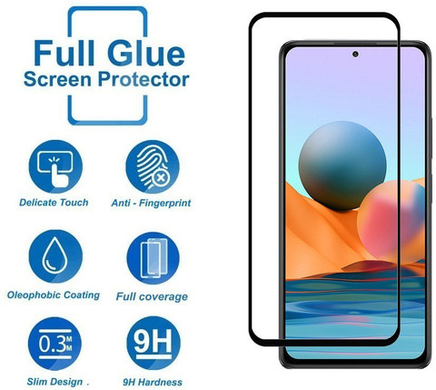 Glasgow Edge To Edge Tempered Glass for Poco M3 Pro