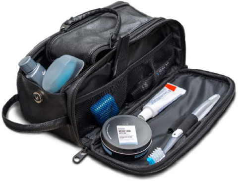 CONTACTS Toiletry Bag for Men or Women Dopp Kit For Travel