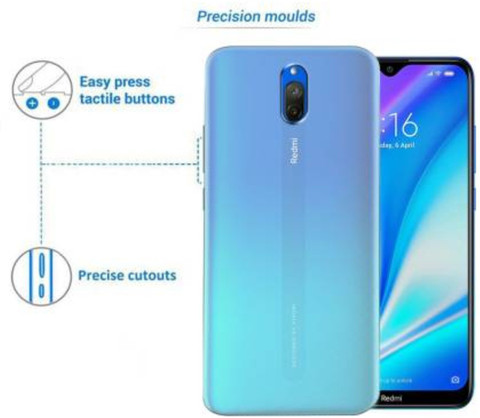 Nassion Back Cover for Mi Redmi 8A Dual Nassion