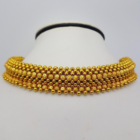 Heer Collection Traditional Wedding Maharashtrian Kolhapuri Thushi