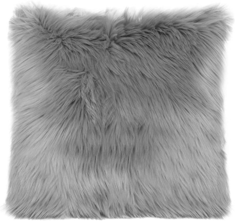 PICKKART Double-Sided Faux Fur Throw Pillow Cushion Soft Soild