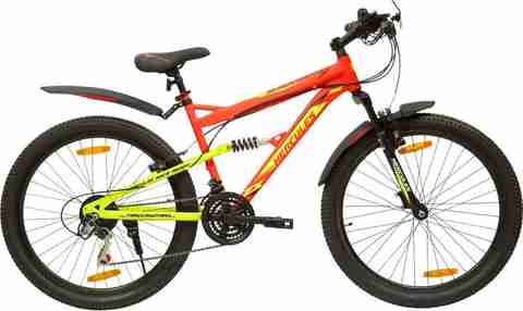 HERCULES BlackHunter ZX DX2 26T Neon Red 26 T Mountain Cycle_B1 26