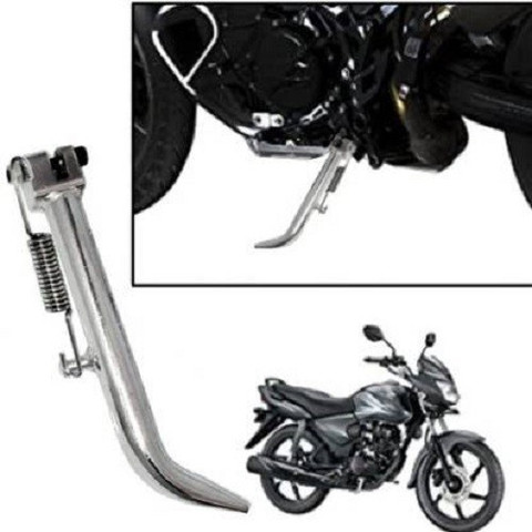 graceride Chrome Plated Bike Side Stand for Ro_yal Enfield Classic