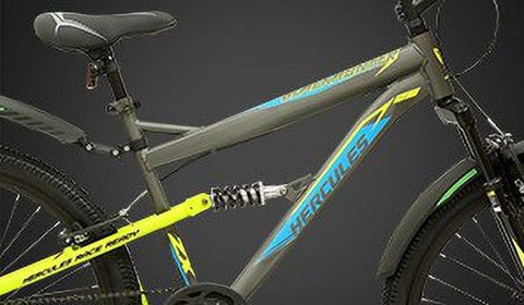 HERCULES BLACK HUNTER ZX 24 GREY 24 T (inch) Mountain/Hardtail