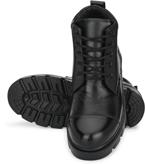 Shoe Day GENUINE LEATHER POLICE SHOES Boots For Men Buy Shoe Day