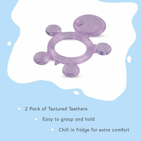 baybee Teddy Natural Silicon Teether for Babies, Non-Toxic Food