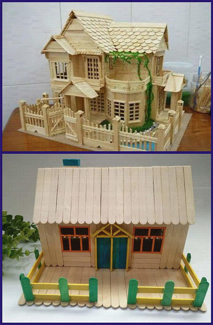 Cream Stick Doll House Made Of Popsicle Sticks Buy Ice Cream Stick