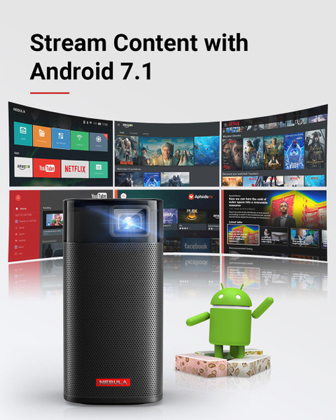 Nebula Apollo (200 lm / 1 Speaker / Wireless / Remote Controller