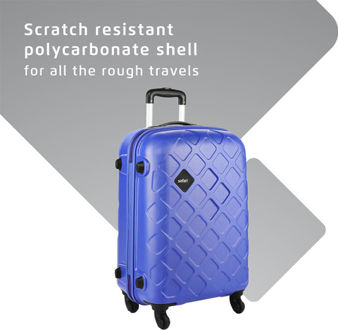 SAFARI MOSAIC 77 Check-in Suitcase Wheels 30 inch ROYAL BLUE