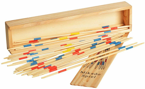 RVM Toys Mikado Wooden 31 Pick Up Sticks Spiel is Best Return Gift Fun ...
