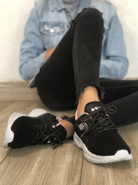 Campus Black Shoes For Girl CAMPUS CLAIRE Women's Sports Shoes