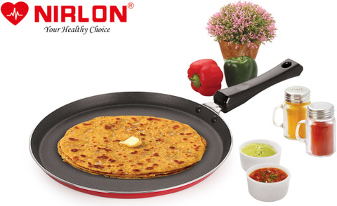 NIRLON Special Non-Stick Cooking Flat Base Tawa Pan for making