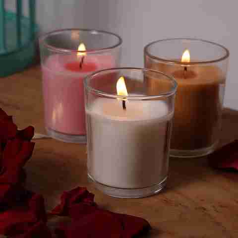 CHIKLIT ENTERPRISE Natural Series Scented Candles (Pack of Pcs