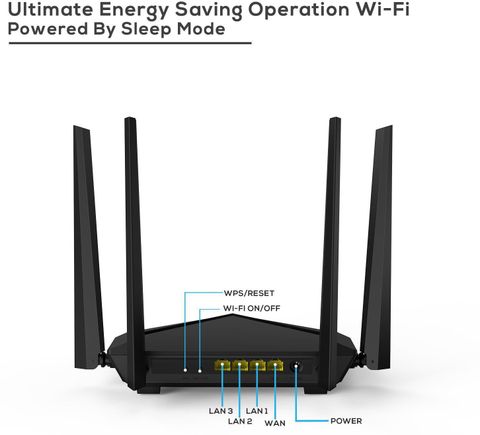 TENDA AC10 AC1200 Gigabit Wireless Router 5 GHz, 2.4 GHz 1200 Mbps Wifi ...