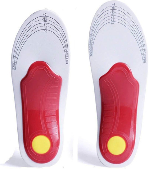 Delidge Premium Orthotic Gel High Arch Support Insoles Gel Pad 3D Arch  Support Flat Feet Women Men orthopedic Foot pain Unisex (Large) PU Foam  Arch