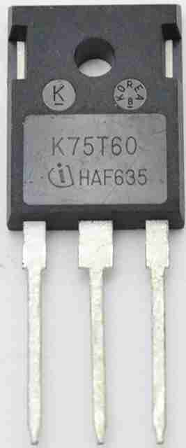 RISARYA K75T60 IGBT 1PCS POWER TRANSISTOR 75A 600V LOW LOSS