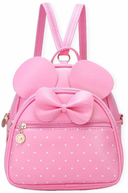 Fasleema 2021 New Design Women’s Girls Fashion PU Leather Mini Casual  Backpack Bags For School, College, Tuition, office L Backpack
