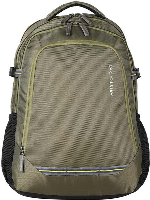aristocrat gusto 1 green laptop backpack ARISTOCRAT Gusto 30 L Laptop Backpack Green - Price in India