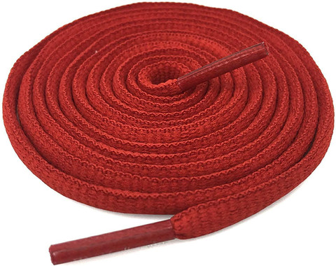 Wisdom Red Round Oval Shoe Lace mm Thick Shoelace for Sport