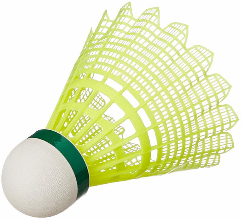 Spocco Nylon Green Badminton Shuttlecock NS42 Nylon Shuttle