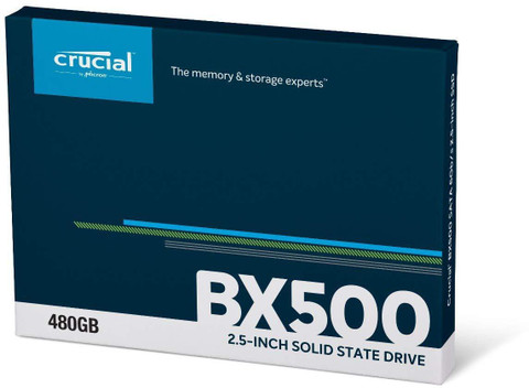 Crucial BX500 480 GB Laptop Black SATA Internal Solid State Drive