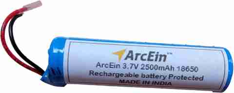 ArcEin 2500mAh Protected Rechargeable Pack Compatible with