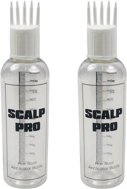 Scalp Pro Hair Root Applicator Bottle with Comb Cap for Applying