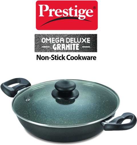 Prestige Deluxe granite Kadhai 26 cm diameter with Lid L