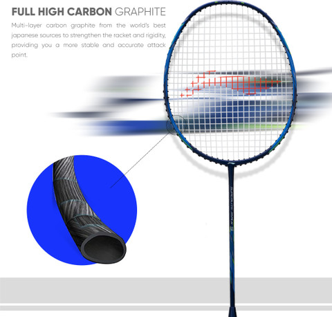 LI-NING G-Force Superlite Max Blue Strung Badminton Racquet