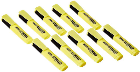 Kokuyo Camlin Highlighter Pen Yellow Marker