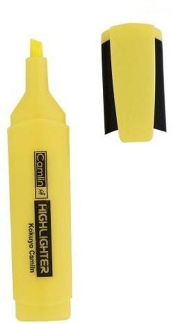 Kokuyo Camlin Highlighter Pen Yellow