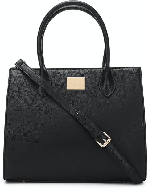 Allen Solly Black Hand-held Bag Handbags Black Price in India