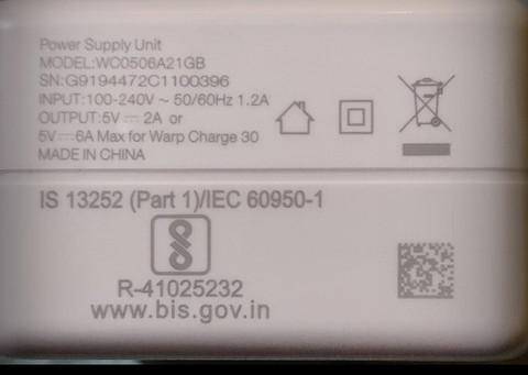 OnePlus 30 W A Wall Charger for Mobile