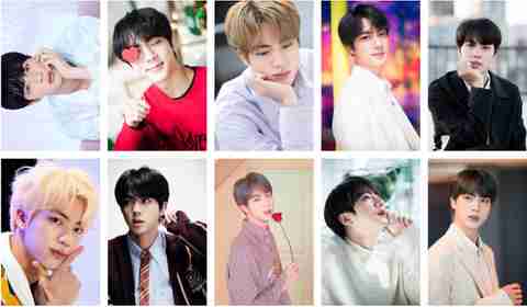 Btsのジンさんのphotocards！ small-pack-of-10-bts-member-