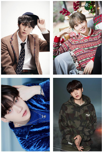 Pack of 10 BTS Member Suga Photocard set for BTS Fans | HD Quality