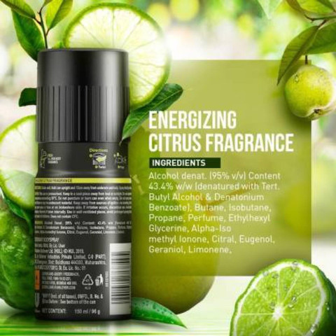 AXE 24hour Energizing Citrus Fragrance Body Spray For Men