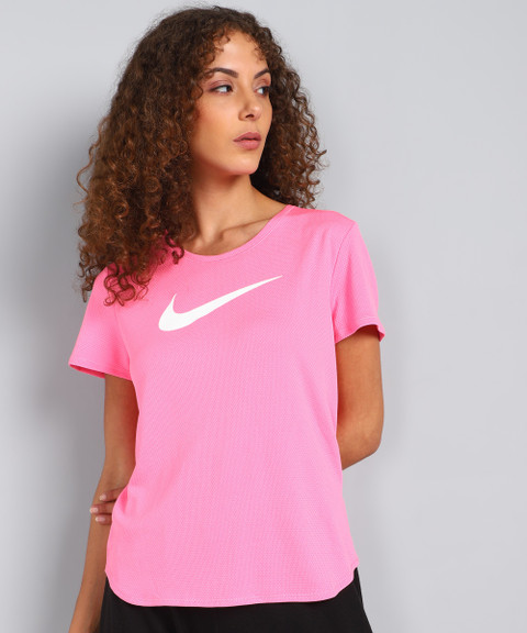 pink nike shirt womens