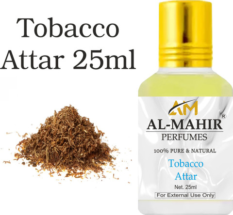 Al-Mahir Tobacco Attar 25ml For Unisex - Pure Natural (Non-Alcoholic)  Floral Attar Floral Attar Price in India - Buy Al-Mahir Tobacco Attar 25ml  For Unisex