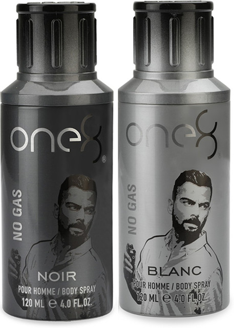 one8 by Virat Kohli One No Gas deo combo -Noir Blanc Perfume Body Spray  For Men