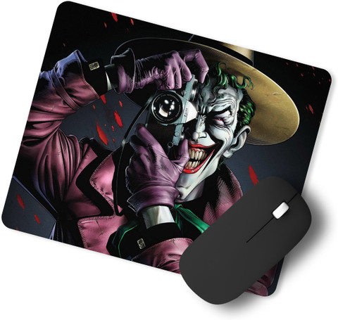 Chiraiyaa Joker-Camera-Superhero-Mousepad-Rectangle-44 Non Slip
