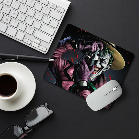 Chiraiyaa Joker-Camera-Superhero-Mousepad-Rectangle-44 Non Slip