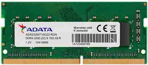 ADATA AD4S3200716G22-RGN premier DDR4 16 GB (Dual Channel) Laptop