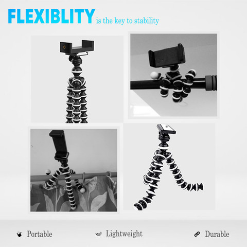 Tygot 13 inch Flexible Gorillapod Tripod with Mobile Attachment