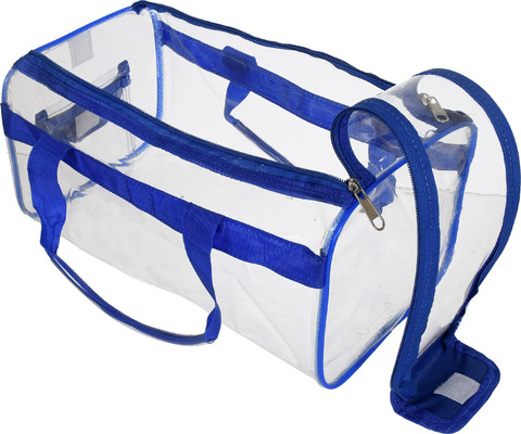 Heart Home Small Size Clear PVC Travel Toiletry Bag Handbag Beach