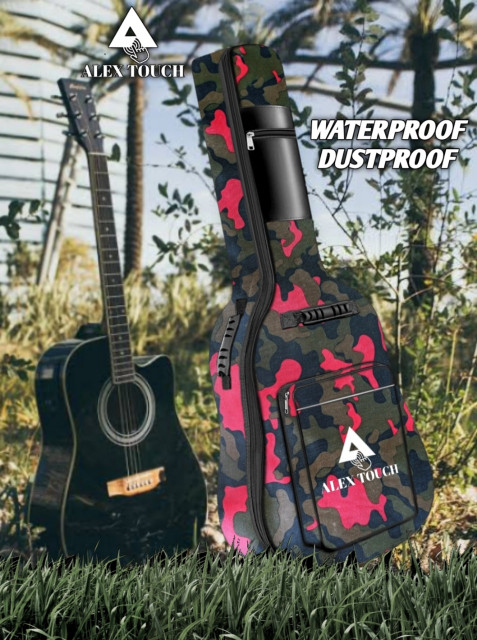 ALEXTOUCH Best Acoustic Guitar Bag Best for Guitar Player With Extra Padded  (ROYAL RED) Guitar Bag