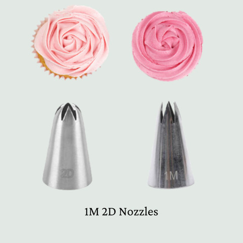 joule Best of Baking 1M+2D Large Size Rose Flower Cake Decorating
