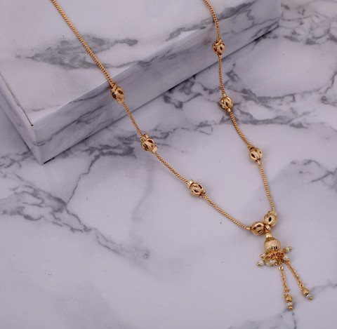 VPCREATION New Stylist Classy Gold Plated Necklace Chain