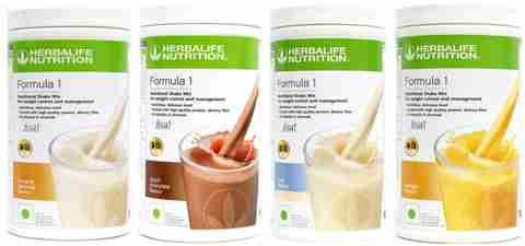 ハーバライフ フォーミュラ1 (バナナキャラメル & チョコレート)セット formula-1-nutritional-shake-
